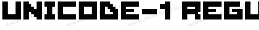 Unicode-1 Regular字体转换